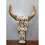Kapamarka Ahşap Duvara Asmalı Bufalo Kafası