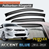 Kapamarka Perflex Polikarbon Kırılmaz Rüzgarlık V2 Mugen Hyundai Accent Blue 2011-2018