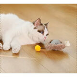 Kapamarka Tüylü Şarjlı Kedi Oyuncağı