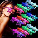 Ledli Yıldız Parti Gözlüğü 6 Renk 12 Adet