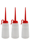 3 Adet Yumuşak Şeffaf Plastik Yağdanlık 160 ml