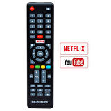 WEKO - KL BOTECH * ALTUS * NEXT NETFLIX-YOUTUBE TUŞLU LCD LED TV KUMANDA (7601-32Y022-0044BEH1-YDX07601RA0-19A1100073)