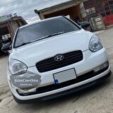 Hyundai Accent Era 2006-2012 Uyumlu Üniversal Astra H lip Esnek Ön Lip 2 Parça Tampon Altı Dil Karlık Ön Ek