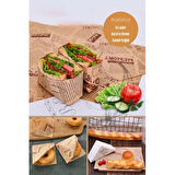 Vintage Gazete Desenli Sunum Kağıdı 50 Adet