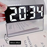 Dijital Sese Duyarlı Alarmlı Masa Saati