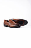 Taba %100 Deri Analin Bağcıksız Classic Ayakkabı 1033245167