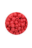Dökme Cam Kum Boncuk Büyük Boy (6/0) 4 mm - 20 Gram - Açık Kırmızı - BNC089