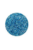 Dökme Cam Kum Boncuk (8/0) 3 mm - 20 Gram - Şeffaf Gök Mavi - BNC173