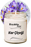 Doğal Özel Seri Kokulu Dekoratif Kavanoz Mum 210 cc - Kar Çiçeği - RYL