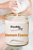 Doğal Özel Seri Kokulu Dekoratif Kavanoz Mum 210 cc - Hamam Esansı - RYL