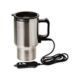ARAÇ - OTO- 12V ÇELİK BARDAK KETTLE SU ISITICISI ÇAKMAKLIK FİŞLİ 