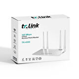 TR-LINK TR-4000 300 MBPS 4 PORT 4 ANTENLİ ACCESS POINT ROUTER 