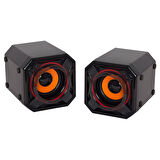 MAGICVOICE A8 1 + 1 USB MİNİ HOPARLÖR ( 5W+5W ) 