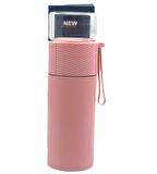 SÜZGEÇLİ CAM KAPAKLI ÇELİK BİTKİ ÇAY TERMOSU 380ML 