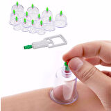 Hacamat Kupası 12’li Çekme Seti Vakumlu Masaj Aleti 