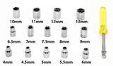 40 PARÇA  LOKMA TAKIMI PLASTİK KUTULU COMBINATION SOCKET WRENCH SET 