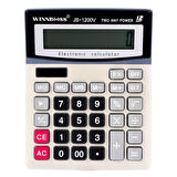 12 Haneli Geniş LCD Ekran, Pilli Büyük Düğmeli Hesap Makinesi 