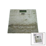 DİJİTAL - PİLLİ  CAM BANYO BASKÜLÜ  LCD EKRAN - SICAKLIK GÖSTERGELİ   180KG/50GR   28X28CM  SBS-4465 