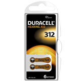 DURACELL 312 NO KULAKLIK PİLİ 6LI PAKET 