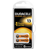 DURACELL 13 NO KULAKLIK PİLİ 6LI PAKET 