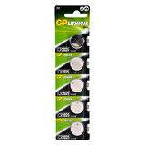 GP LITH.GPCR2025-7C5  PARA PİLİ 3V  5Lİ KART 