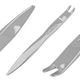 ARAÇ İÇİ SES SİSTEMİ SÖKME LEVYESİ KROM KAPLAMA ÇELİK (5X165MM) 