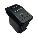 POMPA IŞIKSIZ 3P (ON)-OFF-ON 12-24V YAYLI MARIN SWITCH (IC-134M-S10) 