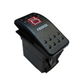 BUZDOLABI IŞIKLI 3P ON-OFF 12-24V MARIN SWITCH (IC-134M-S14) 