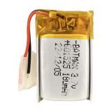 601525 3.7 VOLT 180 MAH LİTYUM POLİMER PİL 