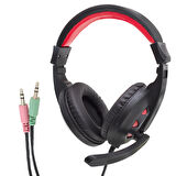 MAGICVOICE A-65 MİSDE 3.5MM AUX GİRİŞLİ RGB IŞIKLI KULAKÜSTÜ MİKROFONLU OYUNCU KULAKLIK 