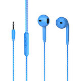 EH104BL 3.5MM JACKLI KABLOLU KULAK İÇİ MİKROFONLU MAVİ KULAKLIK 