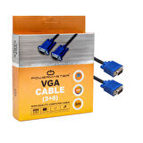 VGA KABLO 15 PİN 3+6 ERKEK/ERKEK 5M KUTULU 
