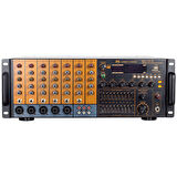 MAGICVOICE MV-1213 KÜP MİXER ANFİ USB BT UK RMS100W  MAX 800W 6 ZON+99DSP+4-16-70-100V TRAFOLU 