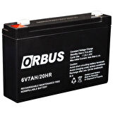 AKÜ 6 VOLT 7 AMPER (150 X 30 X 94 MM) 