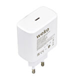 WK-21440 S11-C 25 WATT ŞARJ BAŞLIK ADAPTÖRÜ + TYPE-C TO TYPE-C KABLO (NO:9T) 
