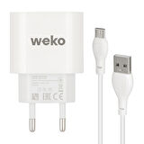 WK-21441 PDU QC 3.0 AMPER ŞARJ BAŞLIK ADAPTÖRÜ + MICRO USB KABLO (NO:1) 