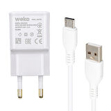 WK-21434 S6 2.1 AMPER ŞARJ BAŞLIK ADAPTÖRÜ + MICRO USB KABLO(NO:3) 