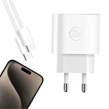20 WATT TYPE-C ŞARJ BAŞLIK ADAPTÖRÜ + KABLO SETİ (APPLE 15 PRO-PROMAX UYUMLU) 