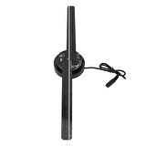 F-1 12 VOLT 170 DERECE GÖRÜŞ AÇILI 430 MM X 430 MM X 39 MM SMART 3D HOLOGRAM FAN 
