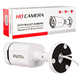 2MP 4 WARM LEDLİ 3.6 MM GECE RENKLİ GÖRÜŞ PLASTİK KASA AHD BULLET KAMERA 