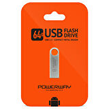 64 GB METAL USB 2.0 FLASH BELLEK 