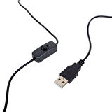 COB LEDLİ USB MASA LAMBASI SİYAH 