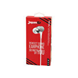 JAPANEX  PISTON   KULAK İÇİ   MİKROFONLU  STEREO KULAKLIK KABLOLU= 1.1MT  AUX GİRİŞ (4727)