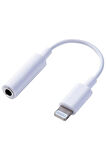 İphone Uyumlu Kablolu Kulaklık Çevirici Adaptör Lightning To Headphone Jack Dönüştürücü