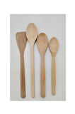 Mutfak Ahşap Kaşık Set 4lü KS-04
