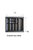 55x49 Eco Lüks Modüler Kaşıklık -20354