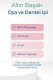 3 Adet Altınbaşak Oya ve Dantel İpi 20 gr -  - No: 715