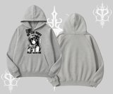 Kapşonlu Sweatshirt Do You Want Play With Me Anime Kız Baskılı