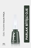 Flormar Klasik Parlak Bitişli Yüksek Pigmentli Oje -nail Enamel- 453 Khakı Green New- 8682536036146