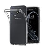 Smcase Samsung Galaxy J4 Silikon Kılıf  Cam Ekran Koruyucu